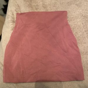 Cute pink mini skirt